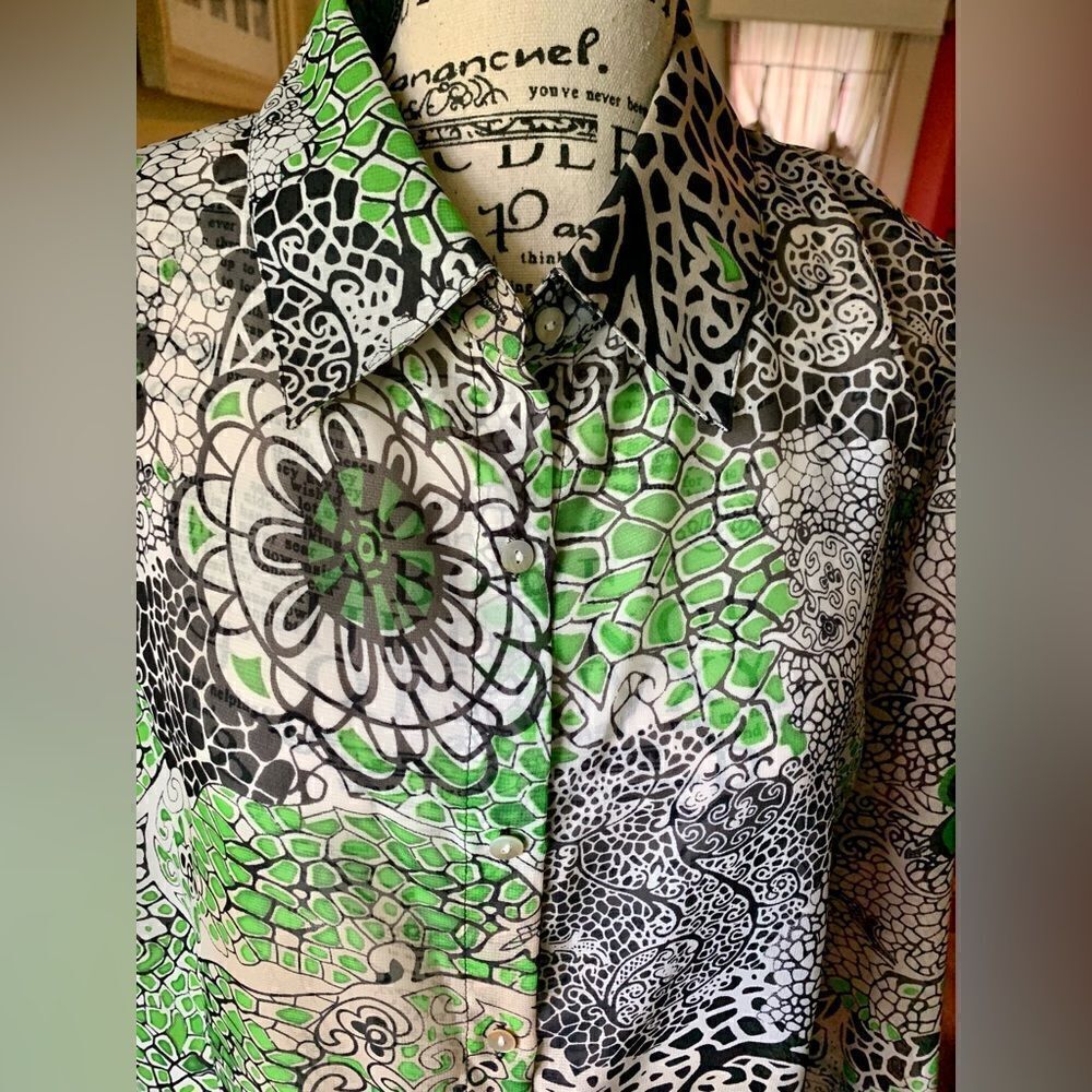 Nicola print blouse - Picture 6 of 6
